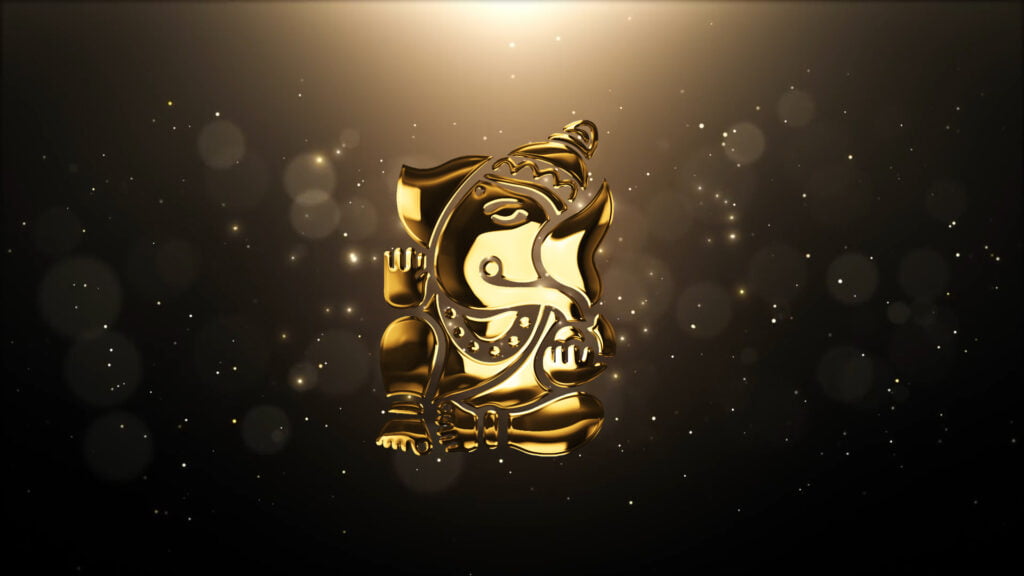 4K Shree Ganesh Animated Golden Intro Footage For Wedding Free Download 4K Shree Ganesh Animated Golden Intro Footage For Wedding Free Download