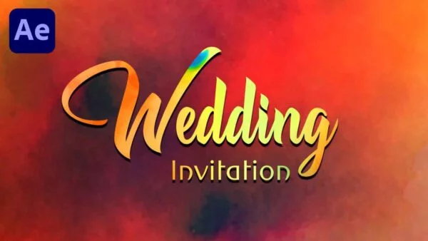 Wedding Invitation Video | Water Color | After Effects